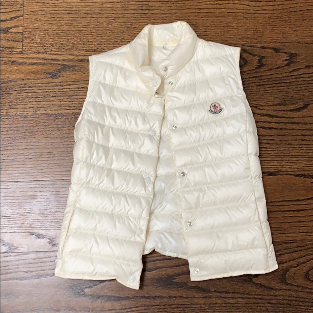 Authentic Moncler White Vest